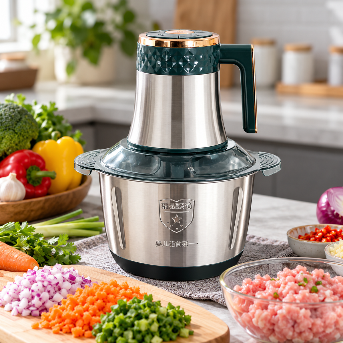 Stainless Steel Food Chopper