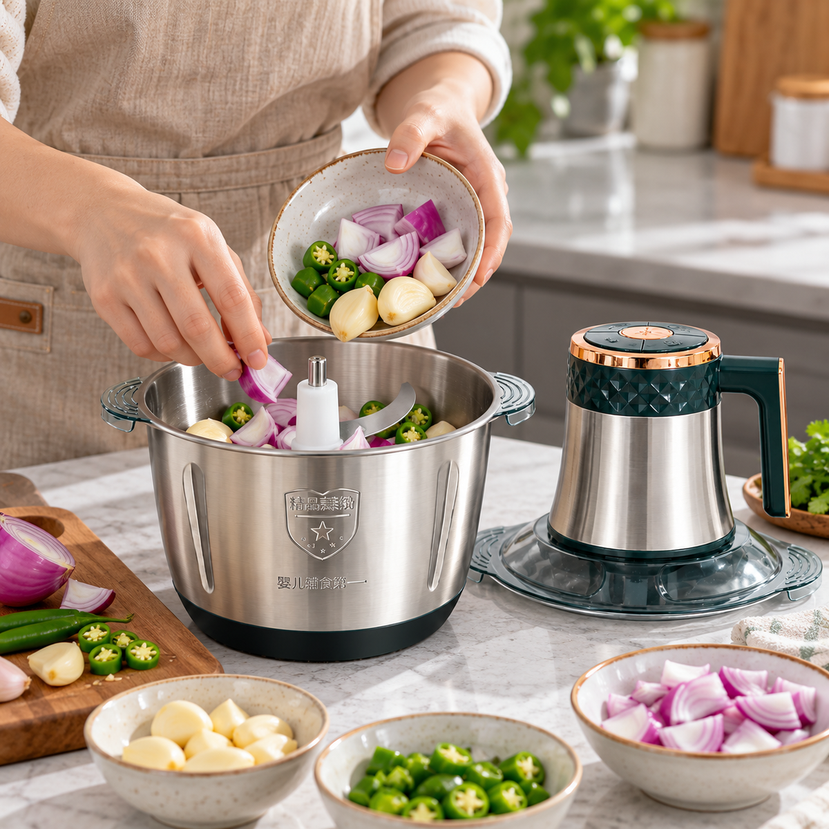 Stainless Steel Food Chopper
